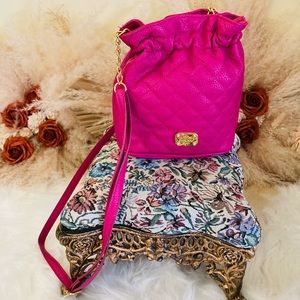 Jessica Simpson hot pink crossbody bag new without tags